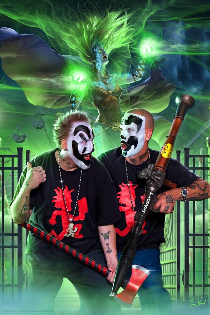 Oracle Shaggy Violent ICP Insane Clown Posse Music BandTom Wood Fantasy Cool Wall Decor Art Print Poster 12x18