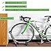 Reliancer Sports Foldable Alloy Bicycle Storage Stand Bike Floor Parking Rack Wheel Holder Fit 20