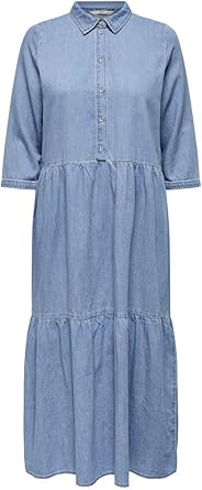 denim maxi dress amazon