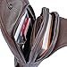 Full Grain Leather Crossbody Sling Bag Chest Backpack Outdoor Travel Hiking Sports Daypacks