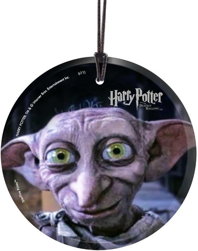 Trend Setters Harry Potter and The Deathly Hallows – Dobby House Elf - Hanging Glass Collectible Decor – Officially Licensed