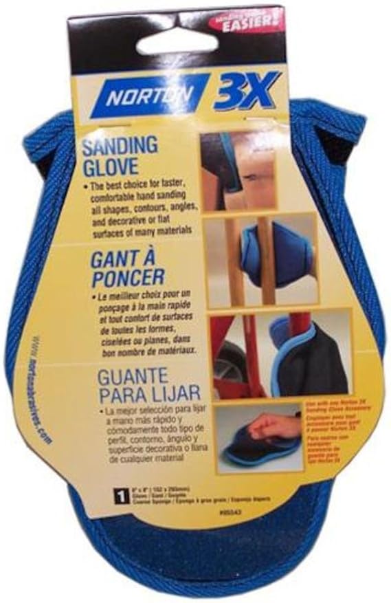 Norton 3X Sanding Glove for Wood Working/Finishing Amazon.ca Tools