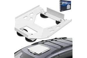 Ajunty Starlink Mini Car Roof Mount, Starlink Mini Flat Mount Kit, Magnetic Quick Release Starlink Mini Mounting Kit for RVs, Vans, Boat, Yachts (Aluminum Alloy)