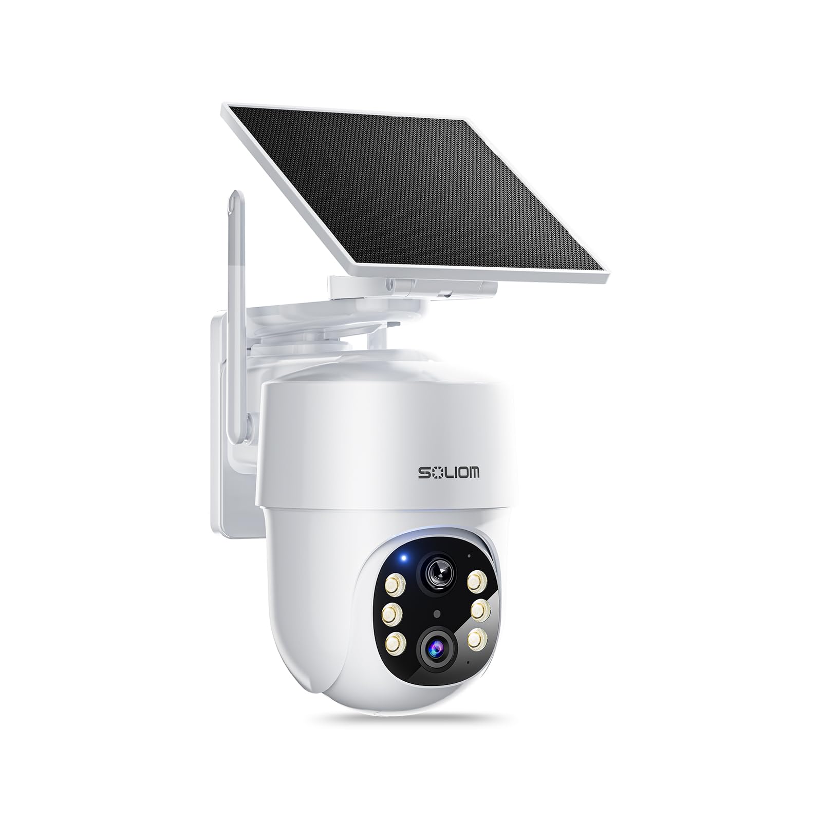 Photo 1 of SOLIOM- True 5MP HD Security Cameras Outdoor Wireless, Add-On Camera, Solar Powered, Auto Tracking,Requires Soliombase, Soliombase Supports Up to 4 Cams
