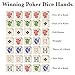 Brybelly Bulk Block of 100 Poker Dice, Great for Travel