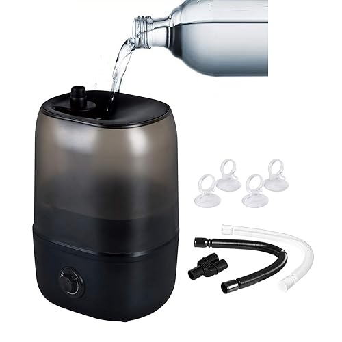 WACOOL Adjustable Reptile Fogger Terrarium Humidifier, Large Tank