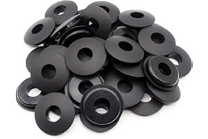 GREPSPUD 36pcs Glad Hand Seals Black Rubber Gladhand Seal Washers Elastic Grommets Round Gaskets for Semi Trucks Trailers Tractors Parts Number 10028