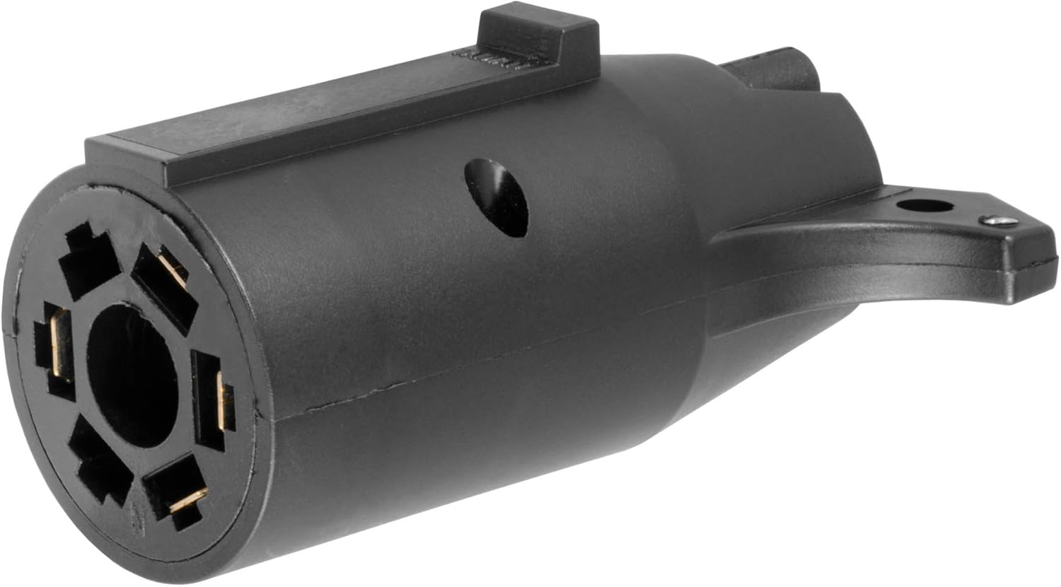 CURT 57240 7-Way RV Blade Vehicle-Side to 4-Way Flat Trailer Wiring Adapter