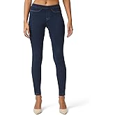 No nonsense Women’s Classic Denim Leggings, Jeggings for Women with Real Back Pockets, High Waisted Stretch Jeans