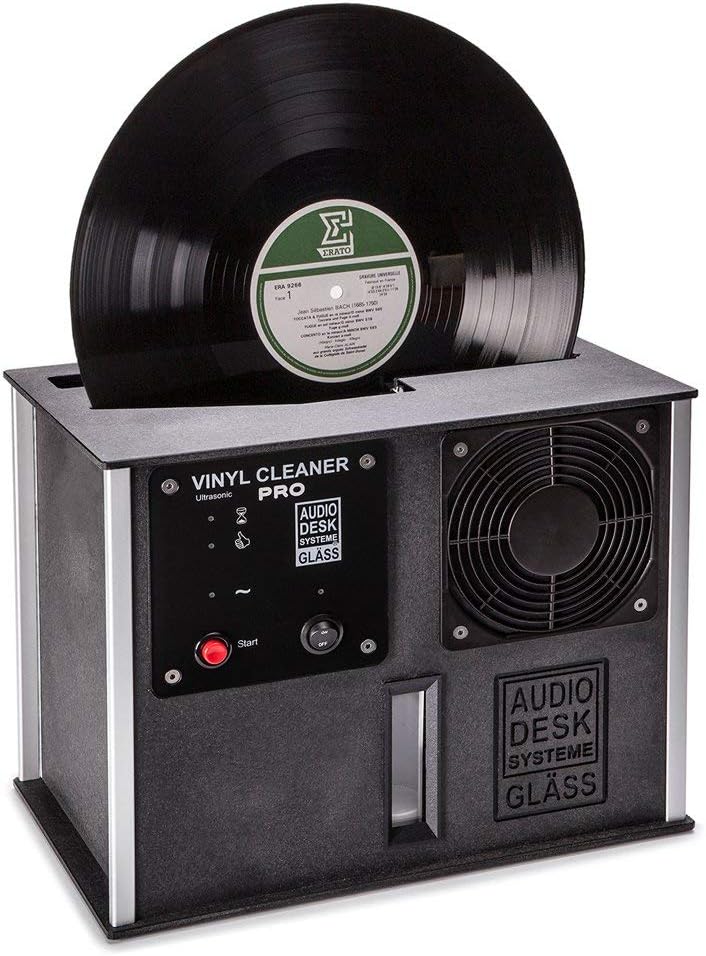 Audio Desk Systeme Premium Ultrasonic Vinyl Cleaner PRO, Black