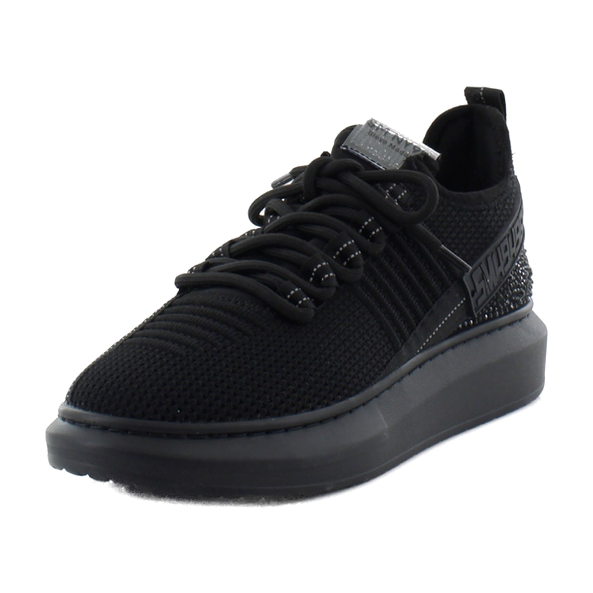Steve Madden Women’s Glorify Sneaker, Black, 9