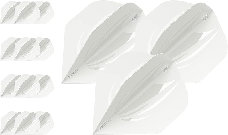 Target Darts ID Pro Ultra White No.2 Flights 15 Pack 5 Sets of 3