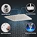 SR SUN RISE 10 Inch Rain Shower Head Brushed Nickel 304 Stainless Steel High Pressure Rainfall Showerhead Ultra Thin Water Saving