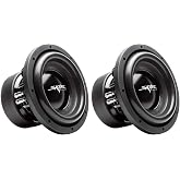 Skar Audio (2) EVL-65 D2 6.5" 400 Watt Max Power Dual 2 Ohm Car Subwoofers, Pair of 2