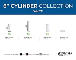 Progress Lighting Cylinder Collection 6" Clear
