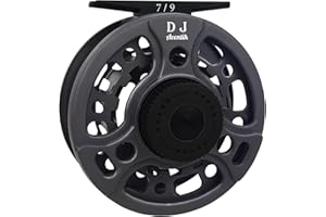 AVENTIK EUPHENG Aventik DJ Fly Reel 3/5 5/7 7/9 Super Large Arbor Fly Fishing Reel Fresh Water and Salt Water Aluminum Fly Reel Three Colors to Choose