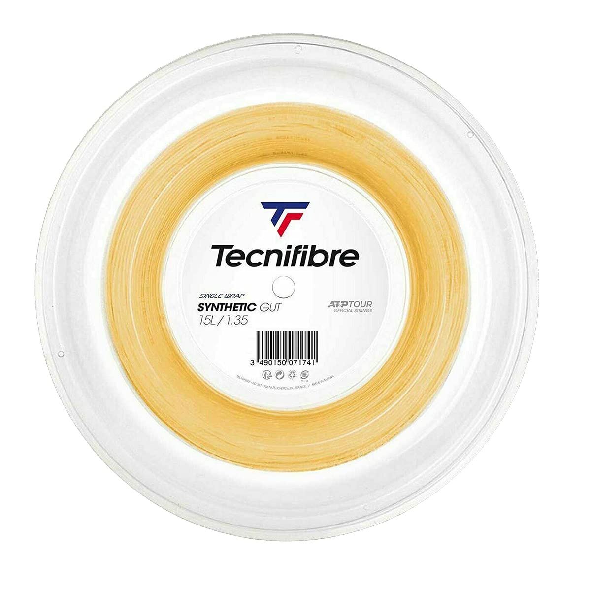 Tecnifibre Synthetic Gut Tennis String Natural 1.35mm - 200m Reel