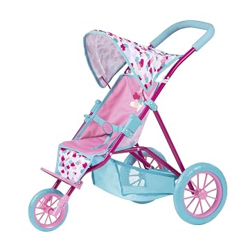 Buy Zapf Creation Baby Born 824146a Tri Push Chair Teal Pink
