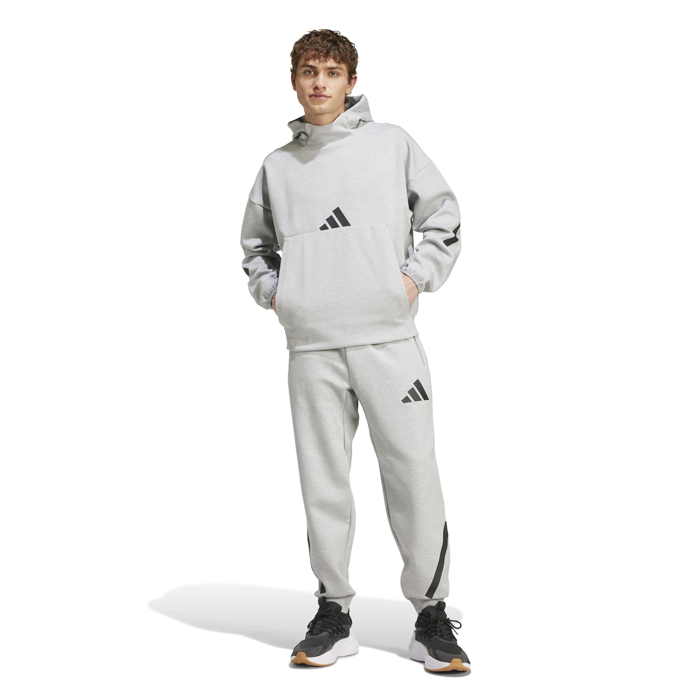 Adidas Men’s Z.N.E. Pants, Medium Grey Heather, XX-Large/Tall