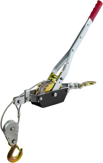 AB Tools 2 Ton Hand Power Wired Cable Puller Winch TE817 Turfer