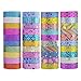 DIY Glitter Washi Tape Set - 40 Rolls Craft Decorative Tape Great for Bujo,Bullet Journal Accessories,Scrapbook, Arts and Crafts Projects primary