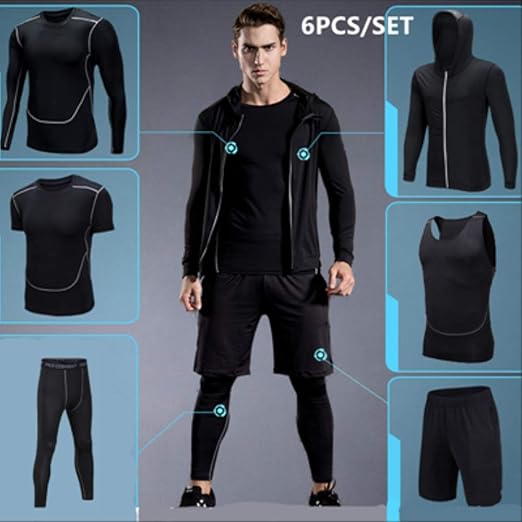 ZTMN - Mallas de compresión para Correr para Hombre, para Gimnasio ...