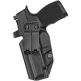 Tulster IWB Profile+ Kydex Holster in Left Hand fits: Sig P365XL | Optic Compatible Inside The Waistband Appendix Concealed Carry