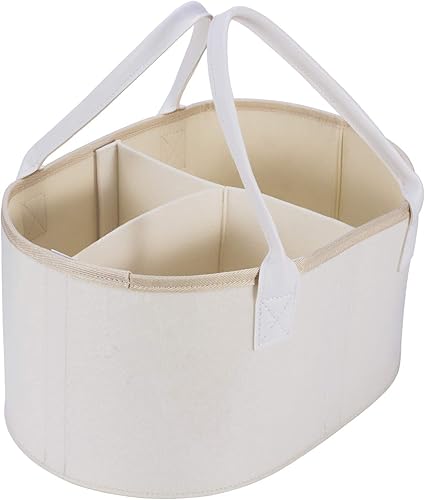 Amazon おむつストッカー おむつバッグ 収納ケース 折りたたみ 収納 ボックス ベビー 赤ちゃん カゴ バスケット ベビー用品 収納バッグ おもちゃ 小物入れ 出産祝い クリーム色 おむつストッカー ベビー マタニティ 通販