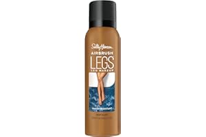 Sally Hansen Airbrush Legs Leg Makeup Spray | Lightweight, Transfer-Proof, Water-Resistant | Deep Glow | Airbrush Finish
