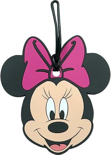 minnie mouse luggage tag