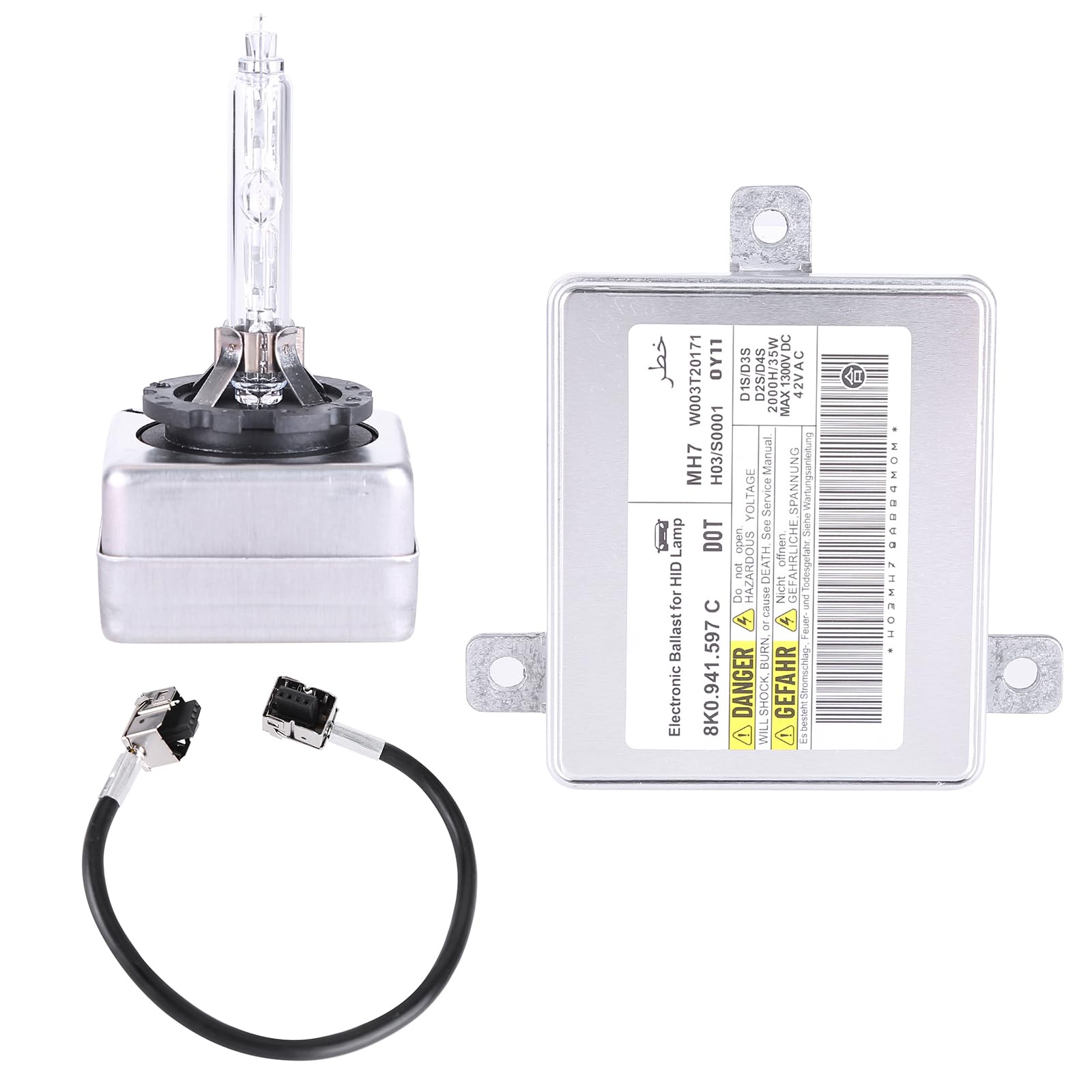 Photo 1 of Hiolpen HID Headlight Ballast W/Igniter & D3S Bulb 2011 2012 2013 2014 2015 2016 2017 2018 2019 2020 for Chrysler 300 3.6L 5.7L 6.4L BAM92-143700 68170821AA W003T21971 Xenon Ballast Control Module