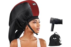 LIUWEIHUI Large Bonnet Hooded Dryer Attachment, Ideal Hair Diffuser for Curly Hair， Your Ultimate Solution - Spacious Capacity Blow Dryer Cap for Rapid Styling of Curls