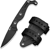 CIVIVI SOKN EDC Fixed Blade Knife with Sheath, 2.82" Nitro-V Blade C22027-3 | Reverse Grip Design, G10 Handle with Pocket Clip, Full Tang Construction, Kyle Lamb Design Tactical Survival Knife