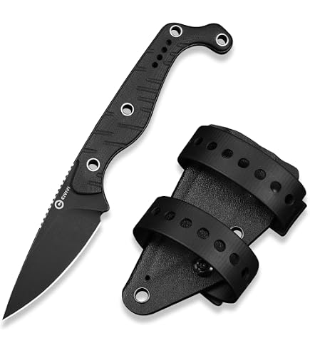 Amazon.com : Stroup Knives, MK2, Fixed Blade Knife, 4