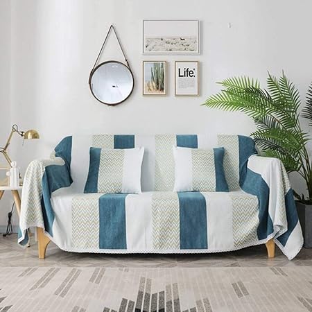 JHLD Estilo Nórdico Funda De Sofá, Multifunción Edredones Chenille