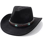 Cowboy Hat for Men Women Classic Cowgirl Hat Wide Brim Western Women Mens Cowboy Hats Christmas Cowgirl Hats Gifts