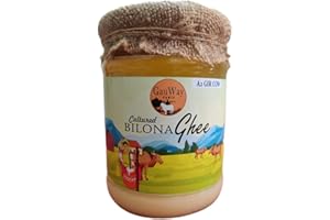 GAUWAY VEDIC A2 Gir Cow Grassfed Cultured Bilona Ghee (500ML)