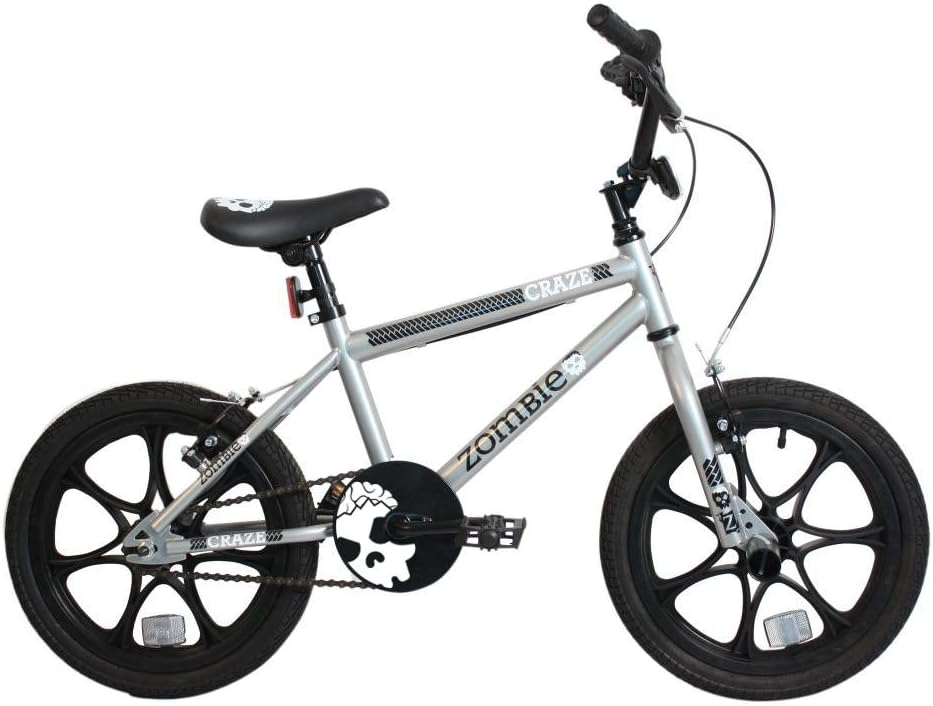 Zombie New Craze BMX Bike 16 inch Mag Wheels Chrome Exclusive