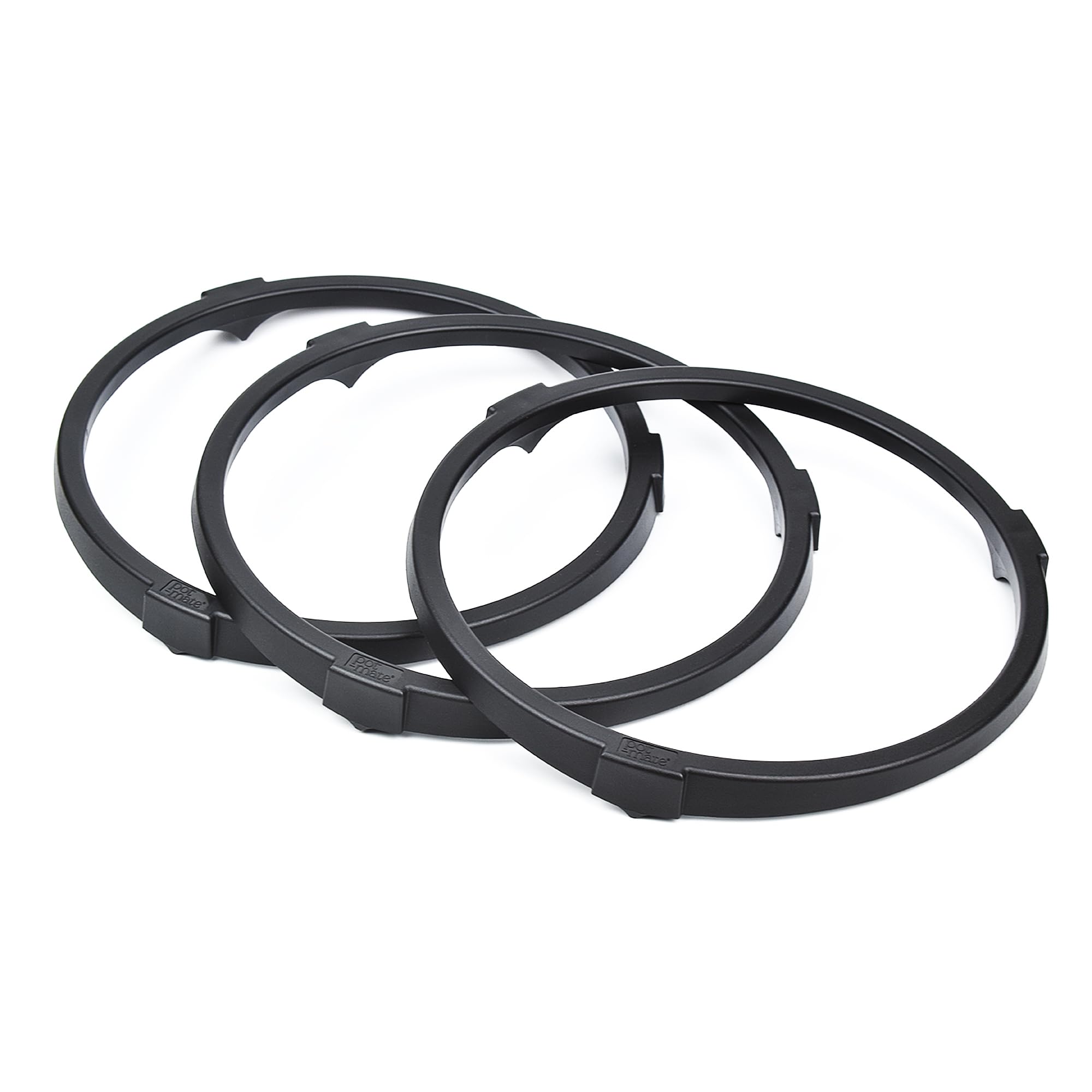 Pot-Mate Invisible Plant Pot Feet: Elevate and Protect Your Plants, British-Made Plant Caddies – 100% Recycled, Drainage-Friendly, Stains & Frost Resistant, Indoor & Outdoor Use (3 Pack) (250mm)