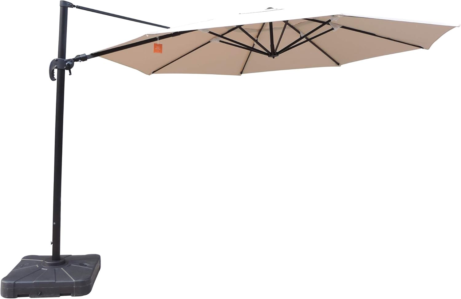 Amazon Com Island Umbrella Nu6745 Victoria 13 Ft Octagonal Cantilever Patio Umbrella 13 Beige Garden Outdoor