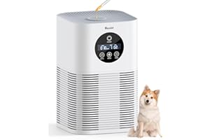 Air Purifiers for Home Large Room up to 600 Ft², VEWIOR H13 True Hepa Air Purifiers for Pets Hair, Dander, Smoke, Pollen, 3 Fan Speeds, 6 Timer Air Cleaner
