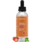 Vitaminally Women’s 50+ Liposomal Liquid Multivitamin – 16 Essential Vitamins & Minerals for Energy, Bone & Immune Support – Sugar-Free, Non-GMO, High Absorption – Strawberry Mint, 30 Servings