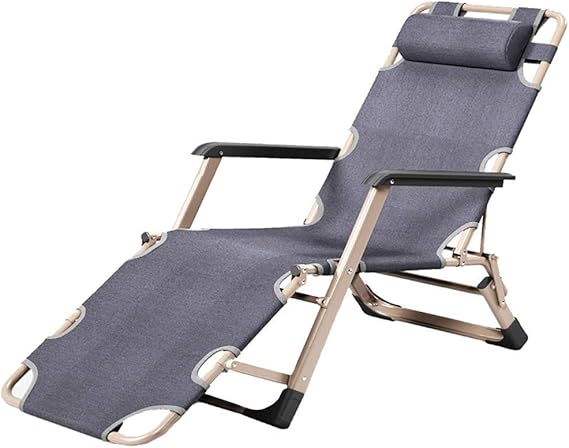 H.yina Sillas de salón Plegables portátiles para Patio, tumbonas de