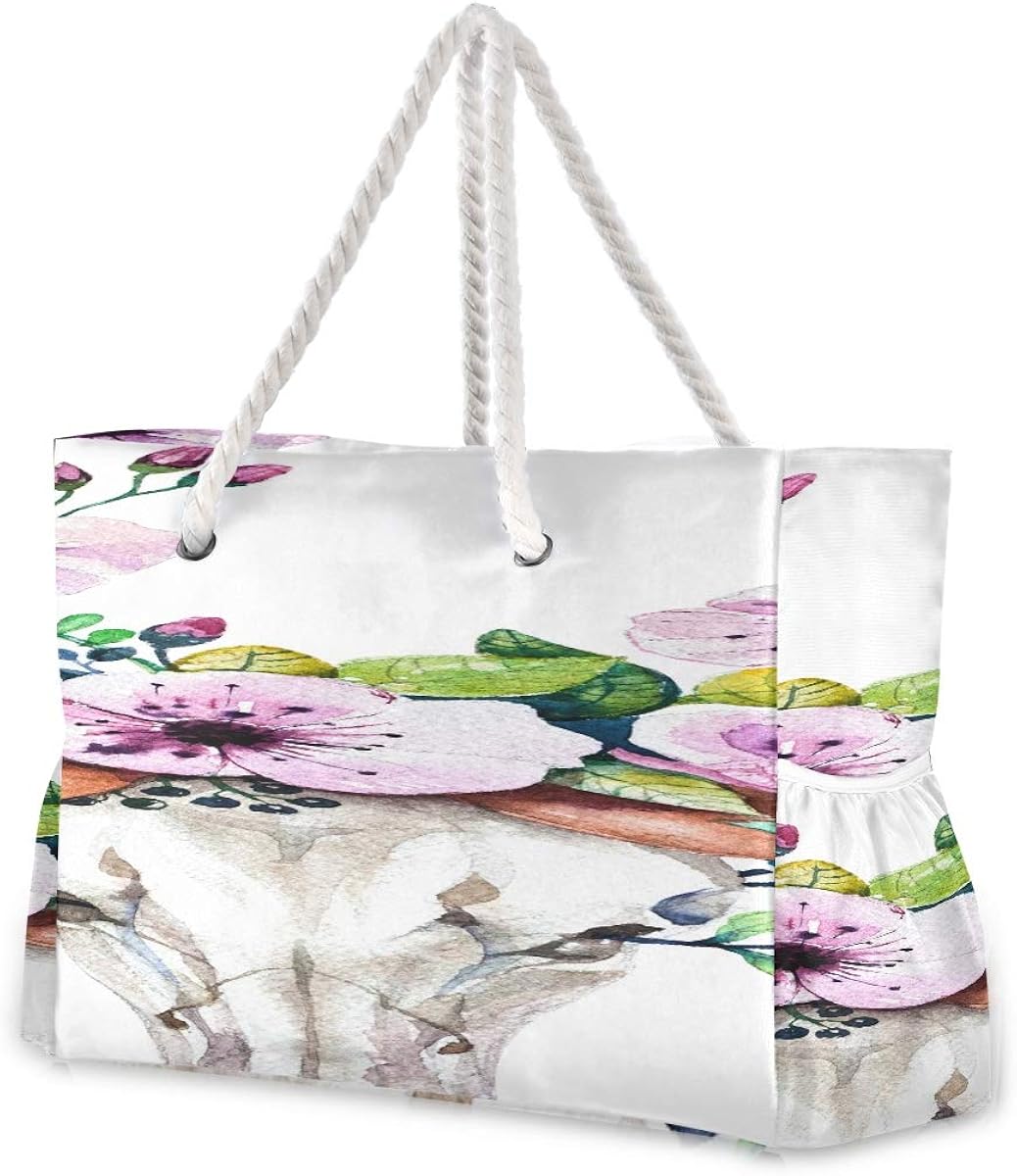 bright beach bag