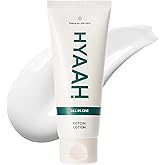 HYAAH All-in-one Ectoin Lotion - Korean Face Moisturizer with Ectoin, Squalane and Ceramide - Hydrating, Pore Care, Barrier Strengthening - Gentle on All Skin Types, 3.38 fl.oz.