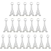 CIMAXIC 20pcs Jewelry Making Pendants Charm Pendant Tower Pendant Paris Alloy