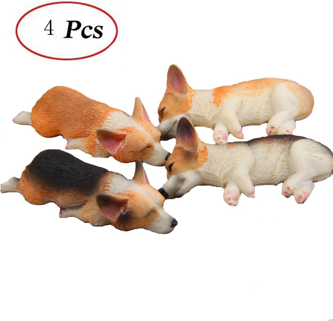 Fivebop Novelty Animal Refrigerator Magnets,Funny Wall Mount Fridge Magnets Home Office Christmas Decoration Gifts (Corgi)