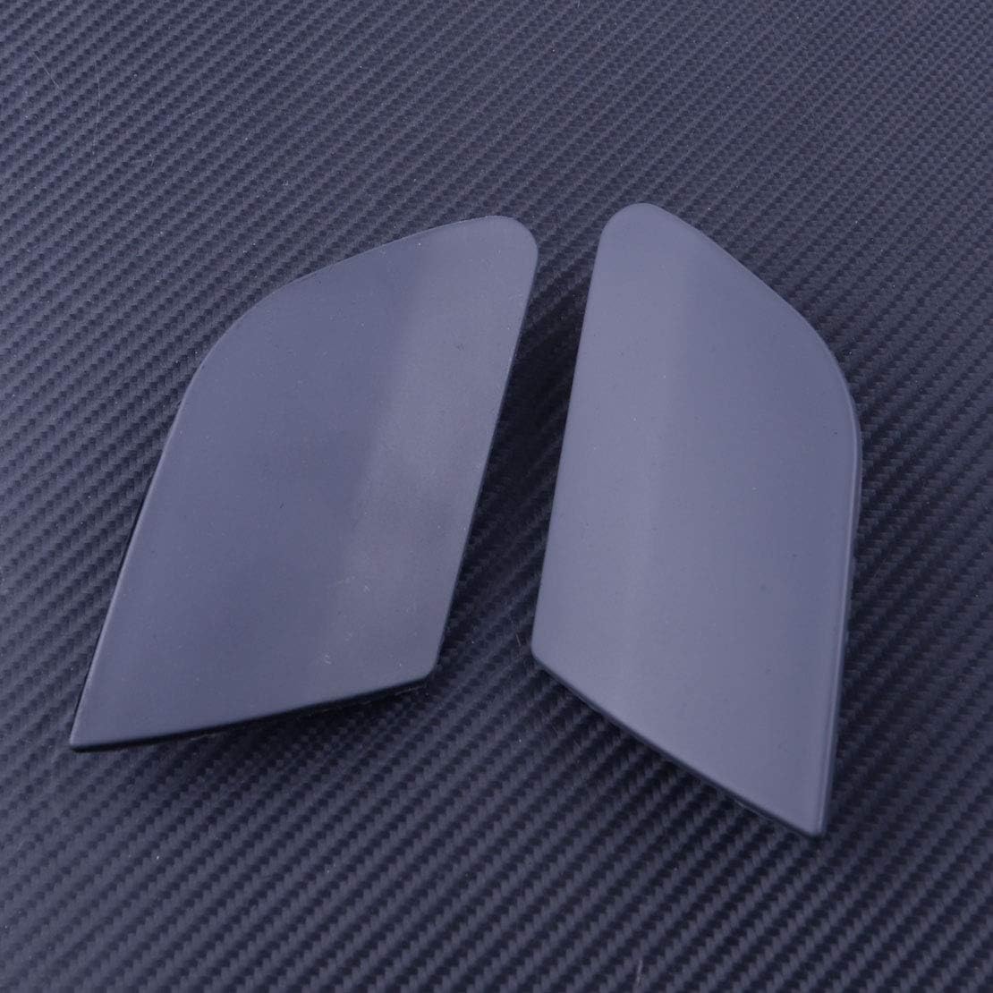2Pcs Black Left Right Front Bumper Headlight Headlamp Washer Nozzle Jet Cover Fit For Vw Gti Rabbit Jetta Mk5 1K5 955 110A