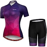 Women's Cycling Clothing Suits Short Sleeve Bike Jersey Sets Summer Cycling Clothes Road Biking Outfits