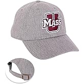 Desert Cactus University of Massachusetts Baseball Hat UMass Amherst Brimmed Embroidered Hats Cap Adjustable Cloth Strap Adult (Style C) Gray